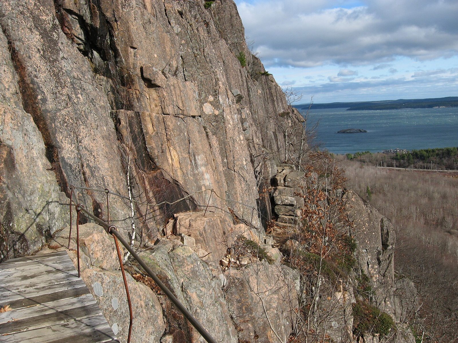Iron rungs on the Precipice Trail