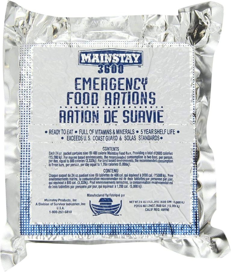 Mainstay 3600 Emergency Food Rations