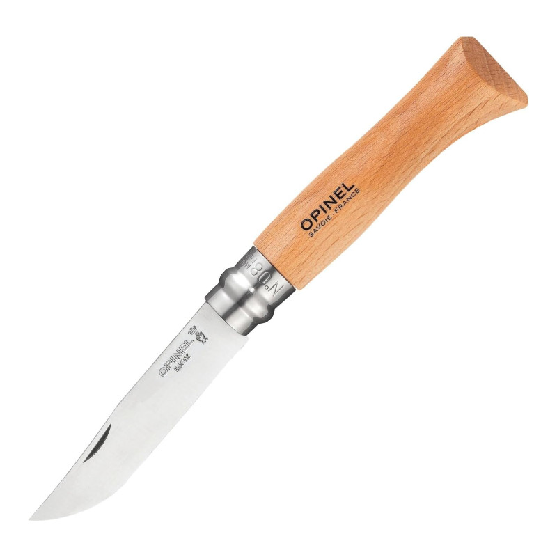 Opinel No.8 folding pocket knife