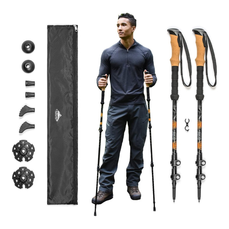 Cascade Mountain Tech aluminum trekking poles