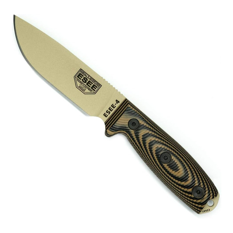 ESEE-4 1095 carbon steel survival knife