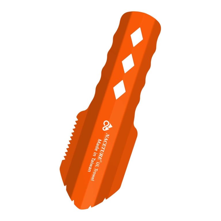 Ultralight aluminum backpacking trowel