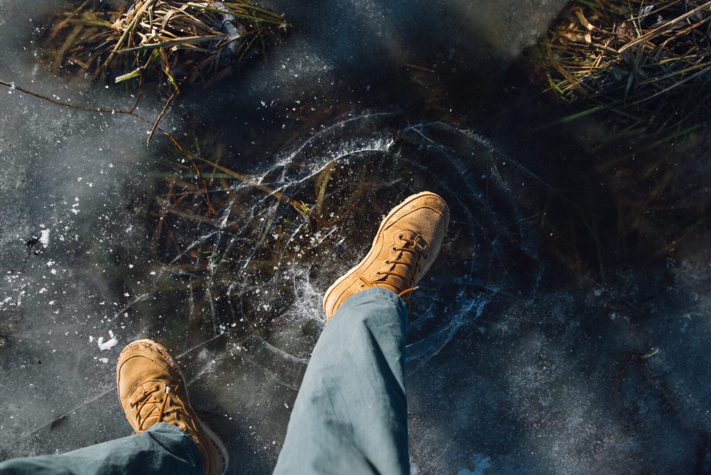 Surviving cold-water immersion and falling through ice
