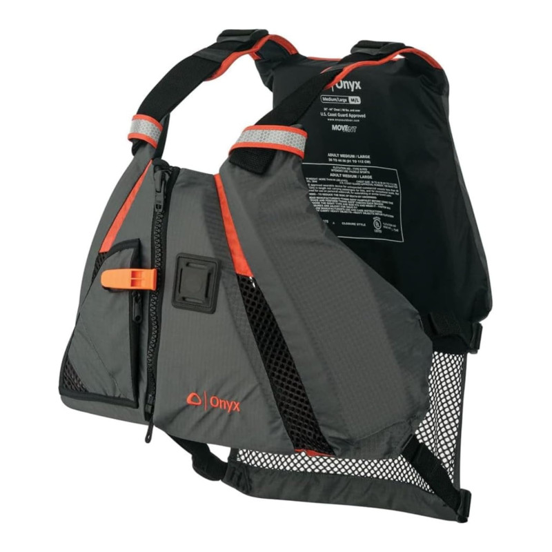 Onyx MoveVent Dynamic paddling life jacket with mesh ventilation panels