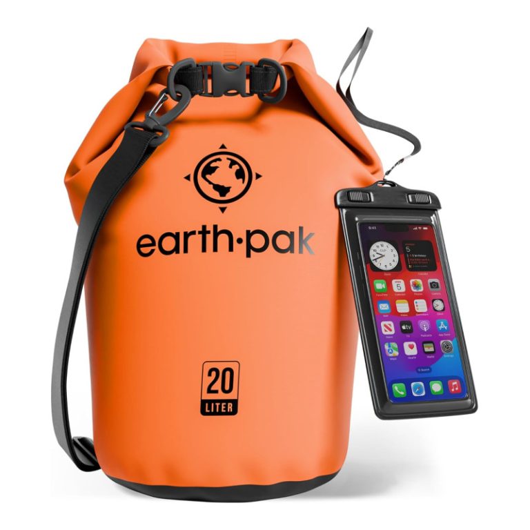 Earth Pak roll-top dry bag in PVC tarpaulin
