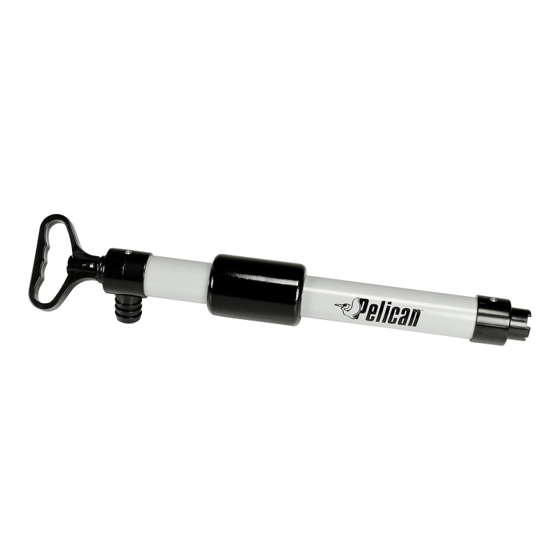 Pelican floating bilge hand pump with foam grip sleeve
