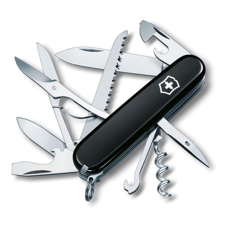 Victorinox Huntsman Swiss Army knife in black