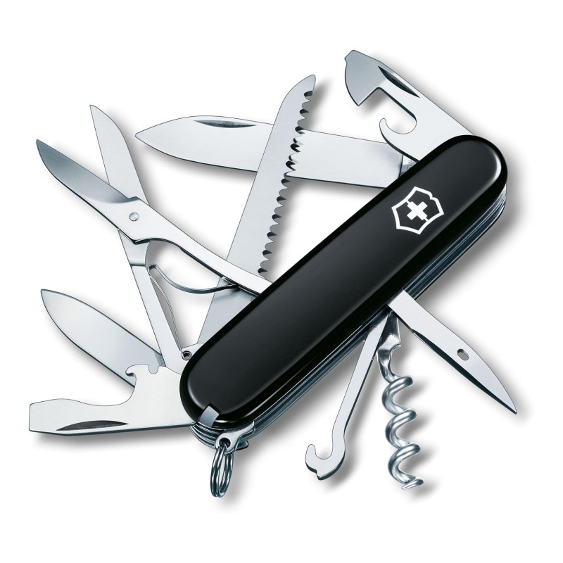 Victorinox Huntsman Swiss Army knife in black